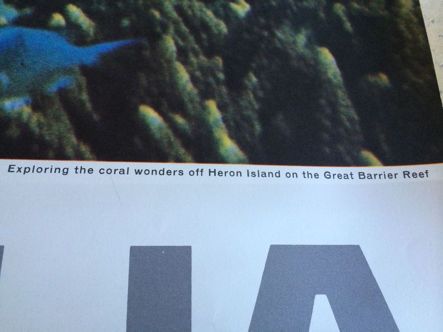 Original Vintage Australian Travel Poster [Photo 3]