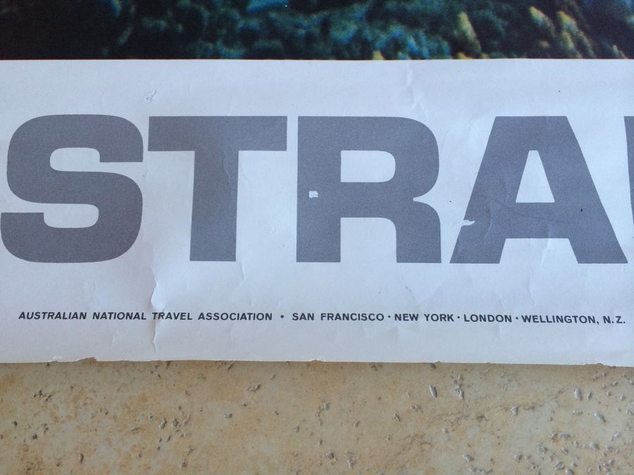 Original Vintage Australian Travel Poster [Photo 5]
