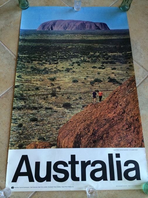 Original Vintage Australia Travel Poster [Photo 1]