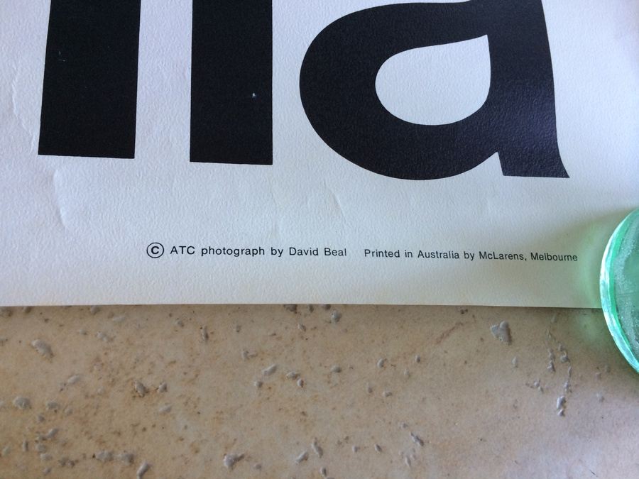 Original Vintage Australia Travel Poster [Photo 5]