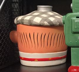 Nasco Man With Icebag On Head Cookie Jar Also Icebucket 1930 Rare Vintage [Photo 2]