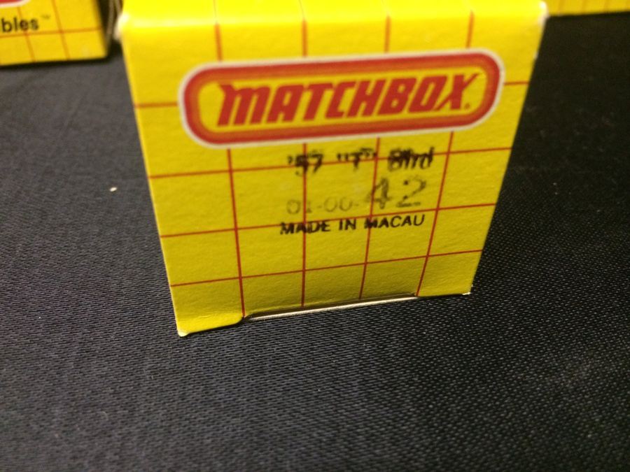 Matchbox Cars in Original Box - 1957 T Bird 42 Macau Casting Mint in Box [Photo 3]