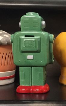 Kato Kogei Japan Robot Money Bank Hand Painted [Photo 2]