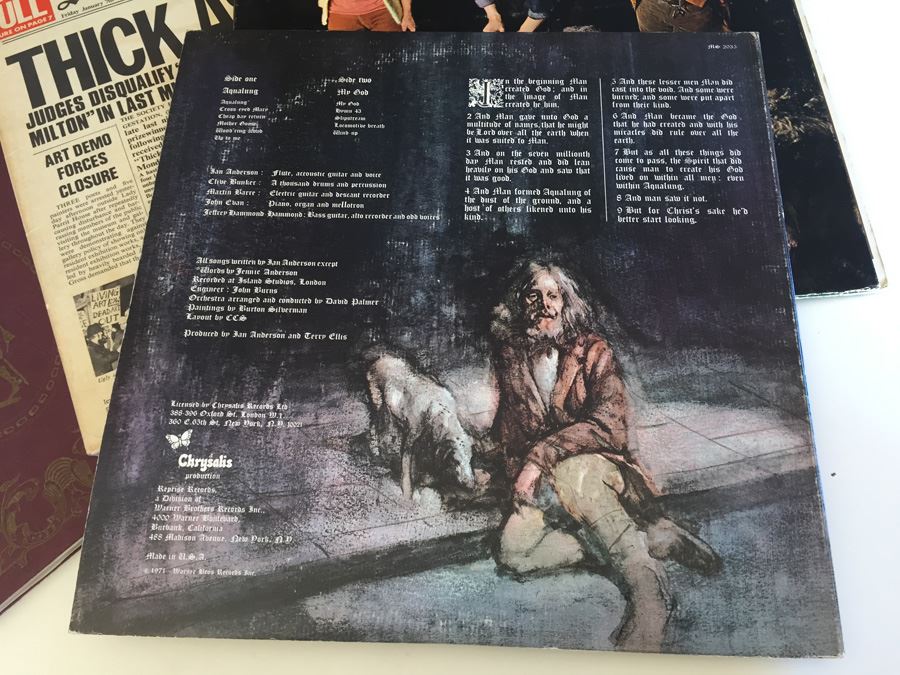 (4) Jethro Tull Vinyl Albums [Photo 4]