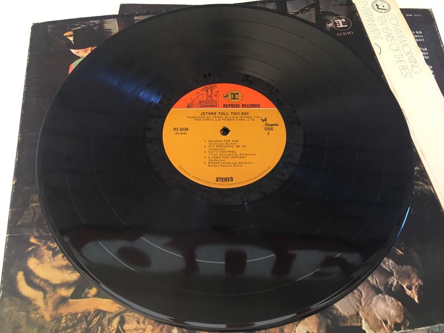 (4) Jethro Tull Vinyl Albums