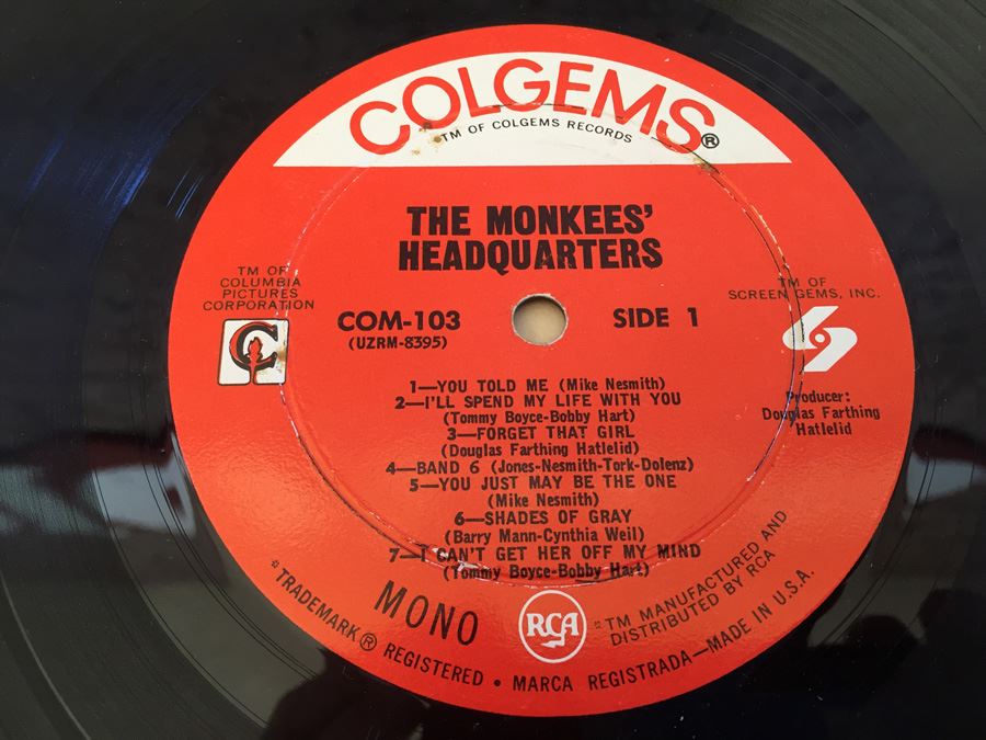 (4) The MONKEES Vinyl Records [Photo 23]