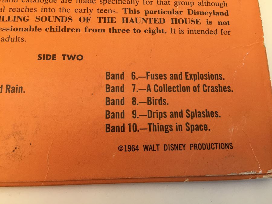 Chilling, Thrilling Sounds Of The Haunted House - Disneyland ‎- DQ-1257 [Photo 3]