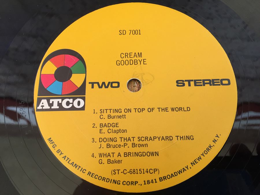 Cream - Goodbye - ATCO Records ‎- SD 7001 [Photo 7]