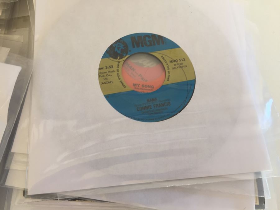 Large 45 Records Lot All With Plastic Sleeves [Photo 11]