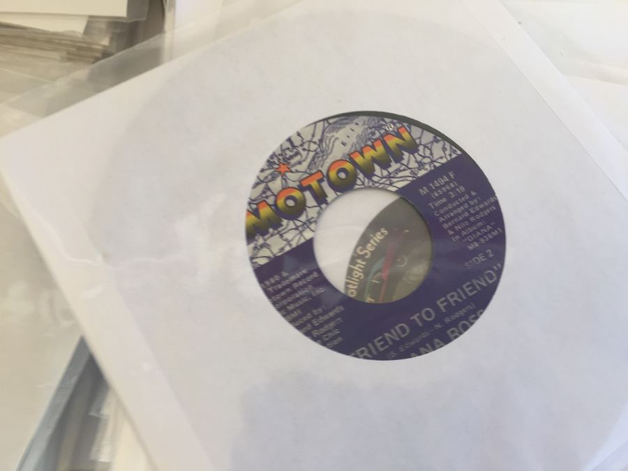 Large 45 Records Lot All With Plastic Sleeves [Photo 7]