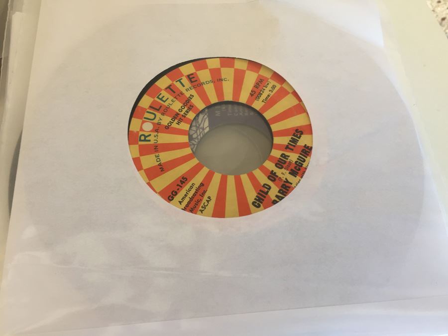 Large 45 Records Lot All With Plastic Sleeves [Photo 4]