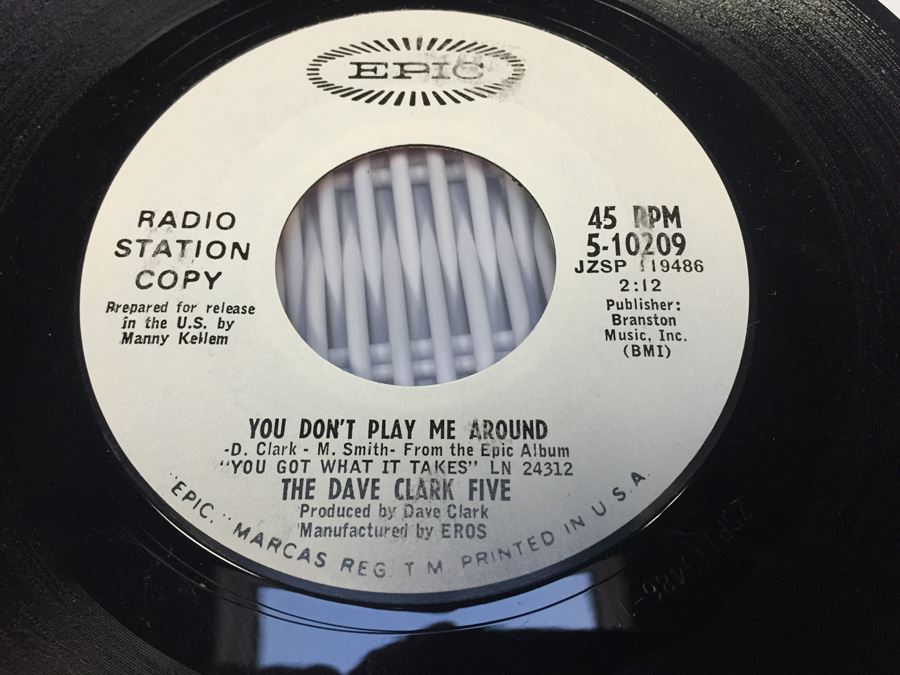 The Dave Clark Five ‎- A Little Bit Now - Epic ‎- 5-10209 - PROMO Radio Station Copy [Photo 4]