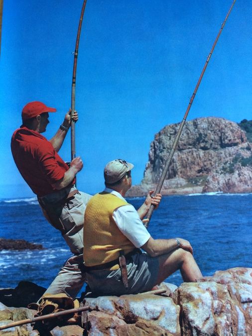 Original Vintage South Africa Travel Poster - Fishing [Photo 4]