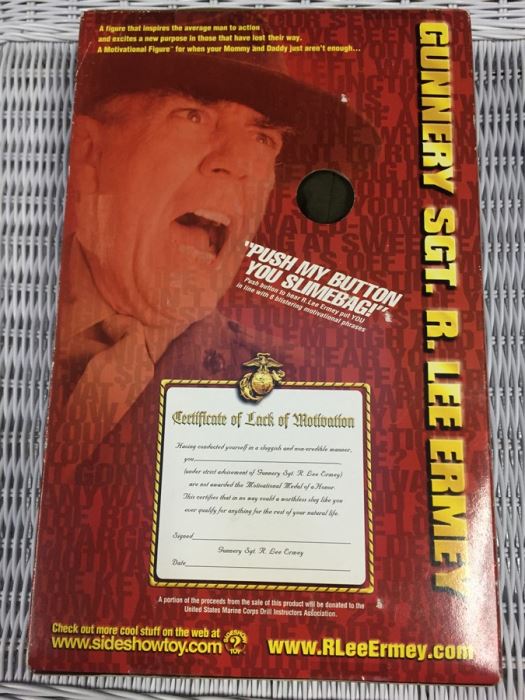 12' Gunnery Sgt. R. Lee Ermey Rated R New In Box - This Toy Was Pulled Due To Strong Language [Photo 11]