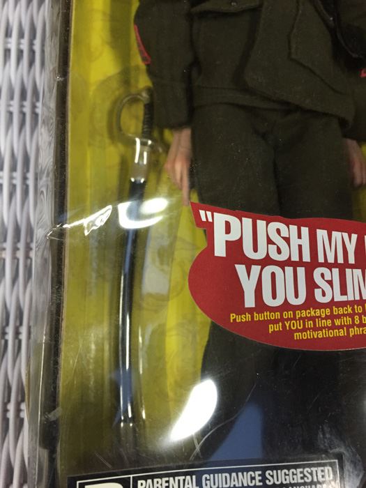 12' Gunnery Sgt. R. Lee Ermey Rated R New In Box - This Toy Was Pulled Due To Strong Language [Photo 7]