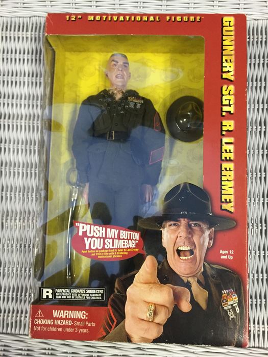12' Gunnery Sgt. R. Lee Ermey Rated R New In Box - This Toy Was Pulled Due To Strong Language [Photo 1]