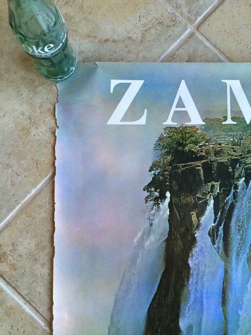 Original Vintage Zambia Travel Poster [Photo 3]