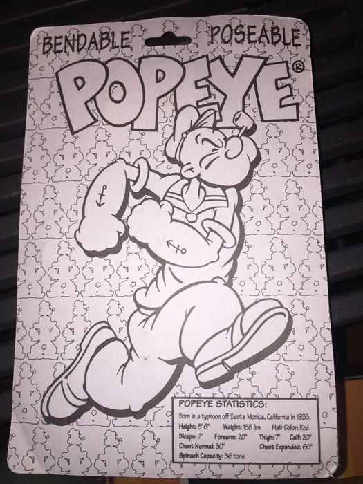 Popeye Olive Oil Bendable Figure New [Photo 2]