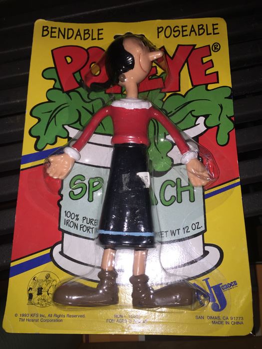 Popeye Olive Oil Bendable Figure New [Photo 1]