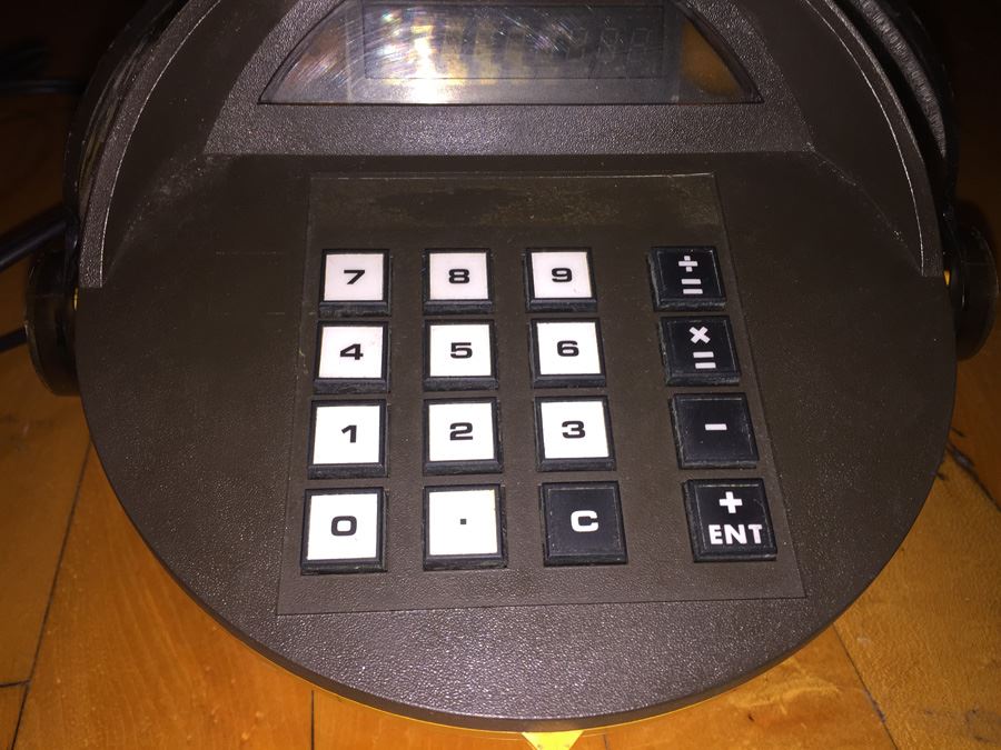 Garrett Modern Space Age Yellow Space Helmet Calculator Model No. 2020 [Photo 5]