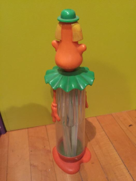 Vintage Clown Straw Caddy Holder [Photo 5]