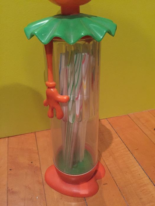 Vintage Clown Straw Caddy Holder [Photo 3]