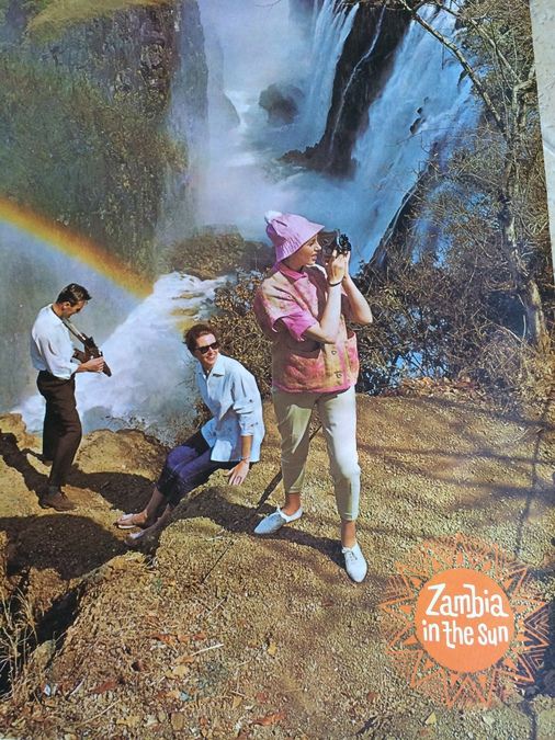 Original Vintage Zambia Travel Poster [Photo 2]