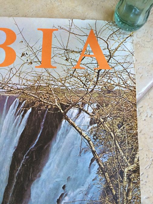 Original Vintage Zambia Travel Poster [Photo 3]