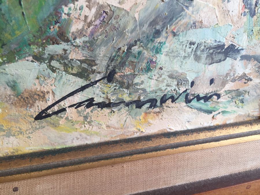 Signed Original Mid-Century Still Life Oil Painting [Photo 2]