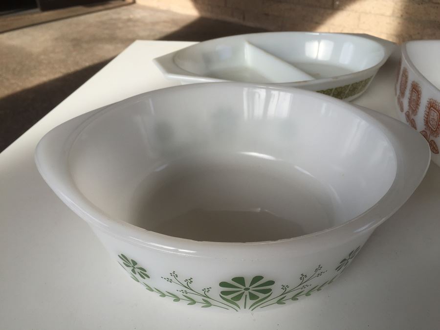 (3) Oven Ware Lot Pyrex Glasbake Federal [Photo 11]