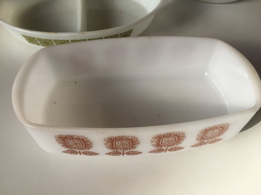 (3) Oven Ware Lot Pyrex Glasbake Federal [Photo 5]