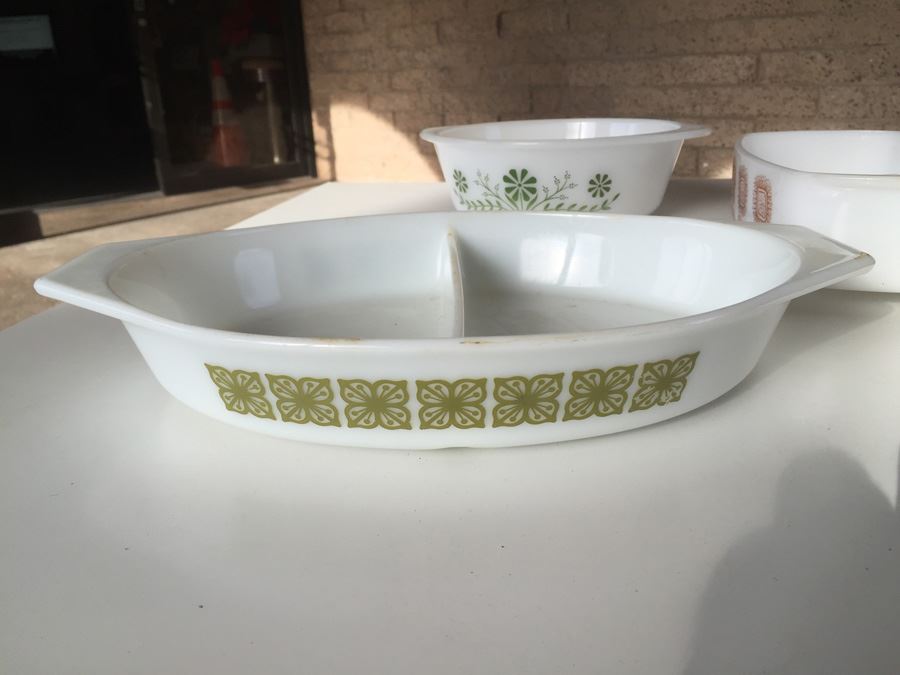 (3) Oven Ware Lot Pyrex Glasbake Federal [Photo 3]
