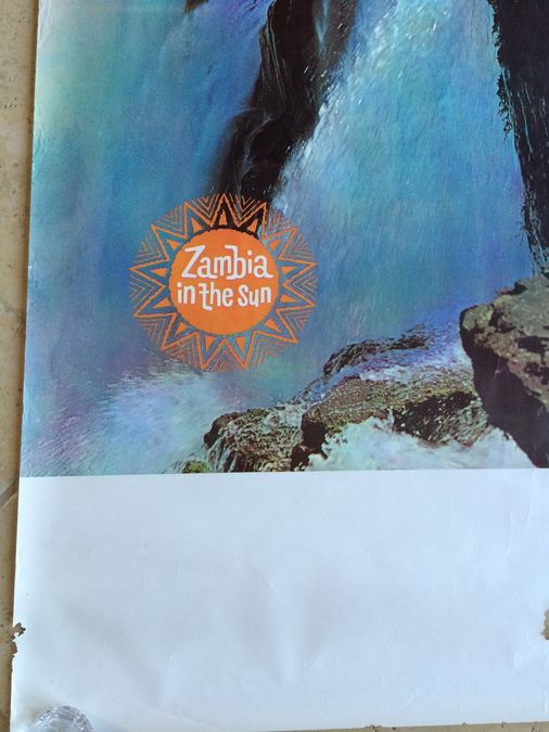 Original Vintage Zambia Travel Poster [Photo 3]