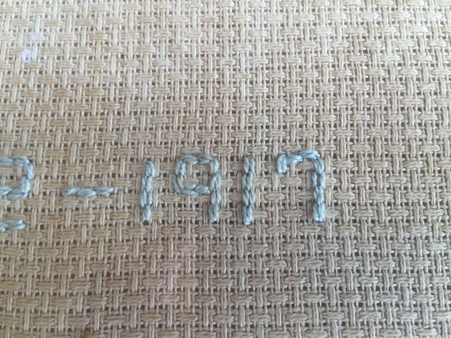 Vintage 1917 Needlework Sampler From Anaheim California [Photo 10]