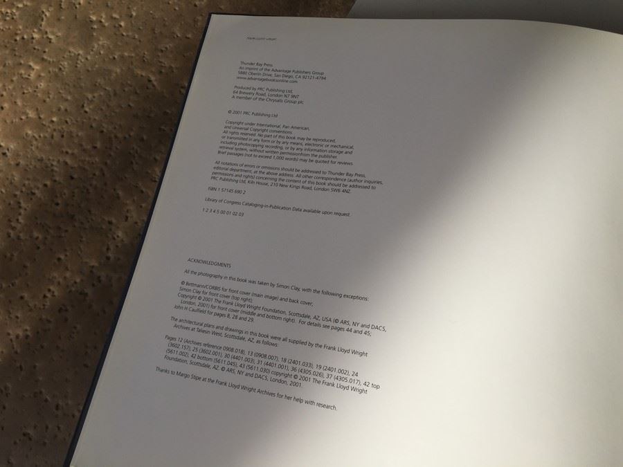 Frank Lloyd Wright Pop-Up Book [Photo 7]