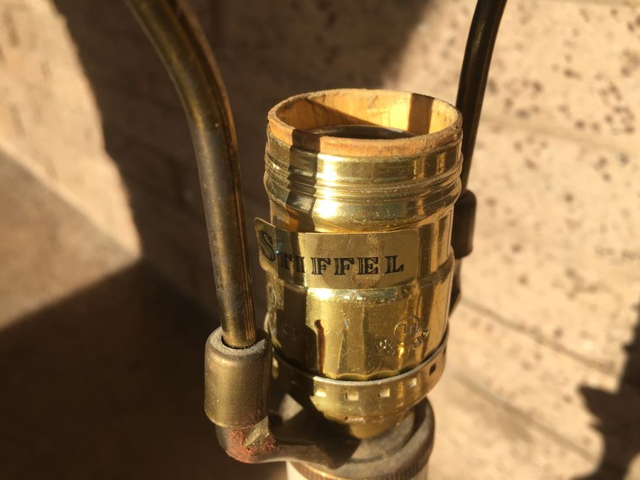 Pair Of Large Stiffel Brass Lamps [Photo 3]