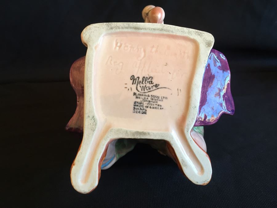 Melba Ware Character Jug - 'Henry the Eighth' - H A Wain & Sons England 1950's [Photo 3]