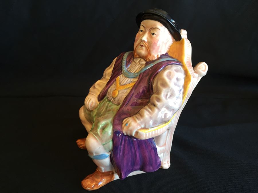 Melba Ware Character Jug - 'Henry the Eighth' - H A Wain & Sons England 1950's [Photo 4]