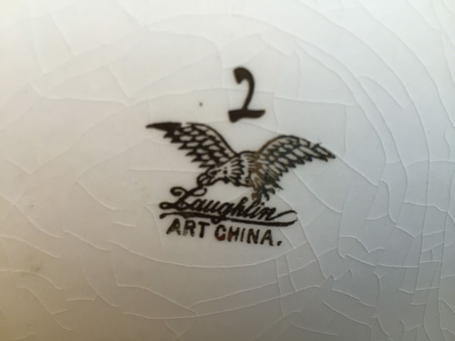 Vintage Homer Laughlin Art China Large Monks Tankard Pitcher [Photo 3]