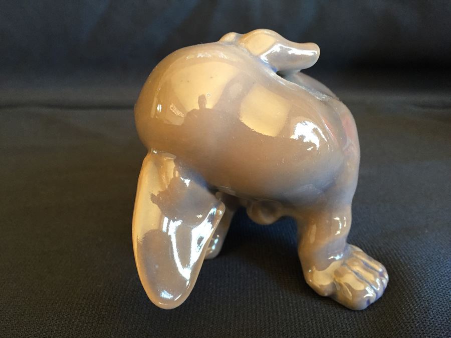 Vintage Royal Copenhagen Denmark DACHSHUND PUPPY, #1407, Chasing His Tail [Photo 6]