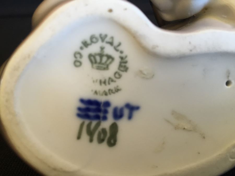 Vintage Royal Copenhagen Denmark DACHSHUND PUPPY, #1408 [Photo 3]