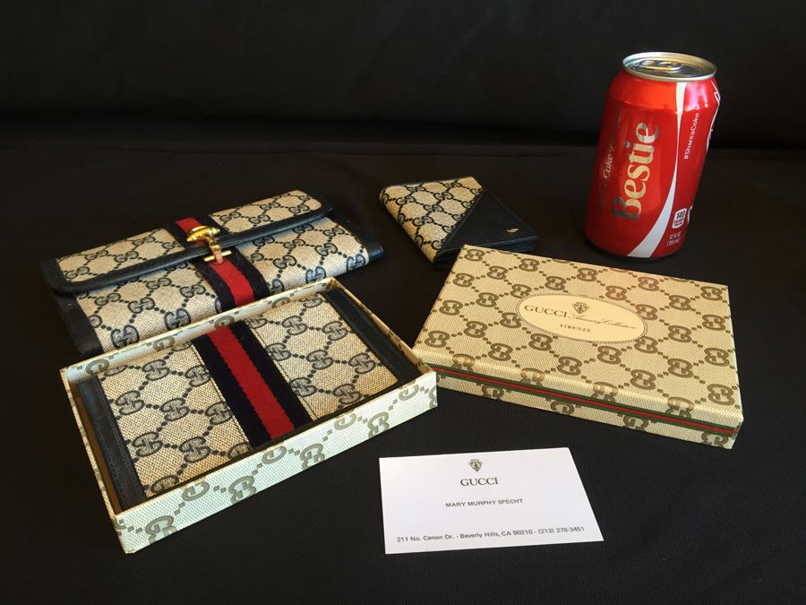 (3) GUCCI Anniversay Collection Wallets New