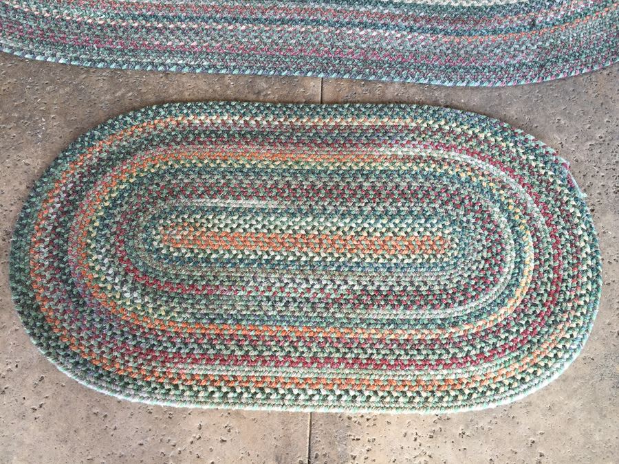 Pair Of Oval Braided Rugs [Photo 4]