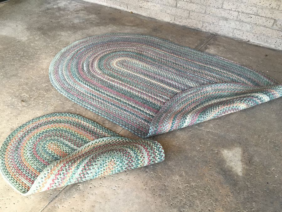 Pair Of Oval Braided Rugs [Photo 2]