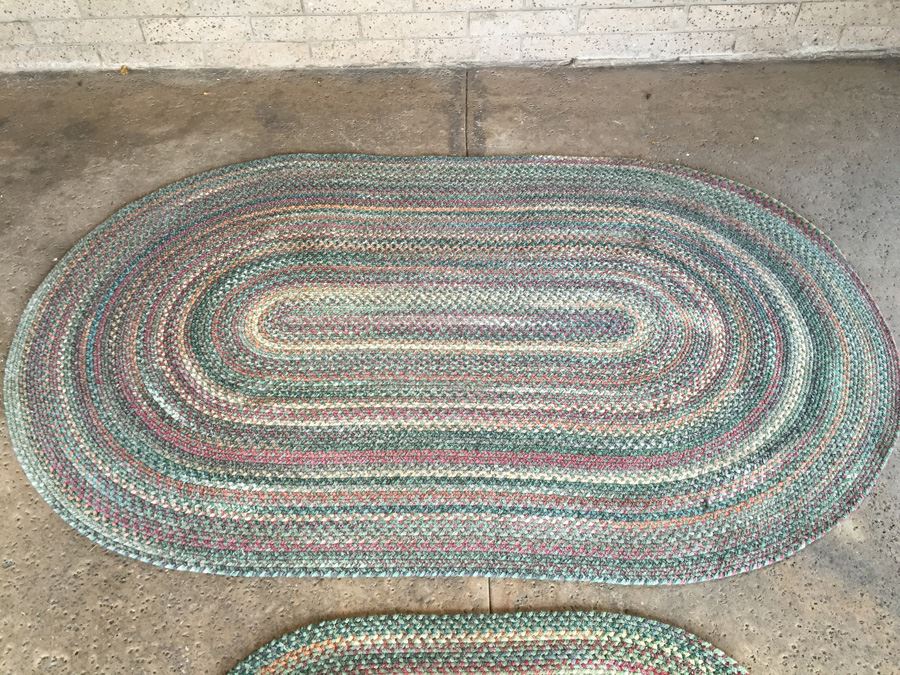 Pair Of Oval Braided Rugs [Photo 5]