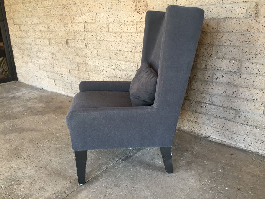 west elm wing back chair