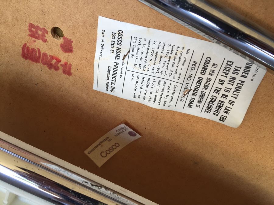 Mid-Century Cosco Chrome Foot Stool [Photo 4]