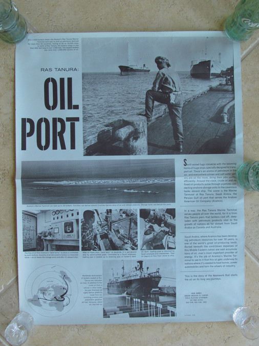 Aramco Oil Poster