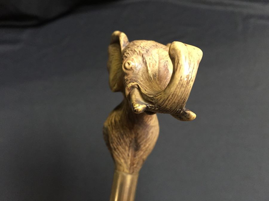 Italian Shoe Horn With Elephant Head Origina [Photo 4]