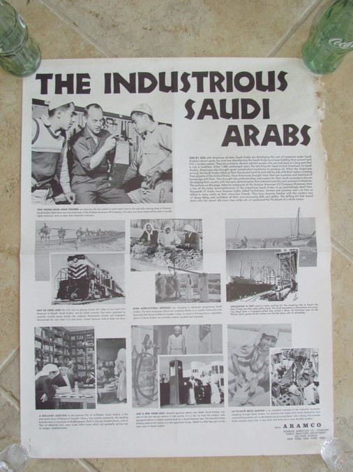 Aramco Oil Poster